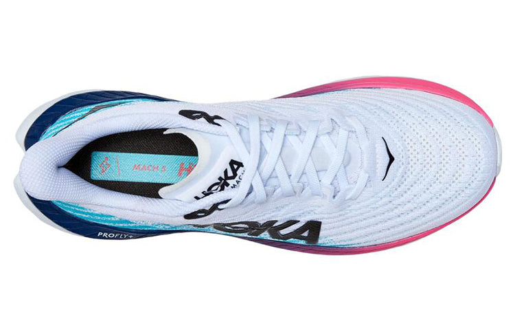 HOKA ONE ONE Mach 5 'White Scuba Blue' 1127893-WSBB