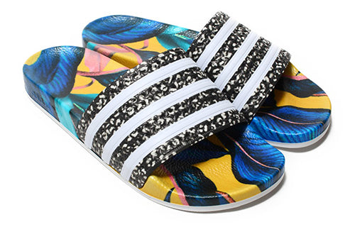 (WMNS) adidas Adilette Slides 'Tropical Leaf Print' B28007