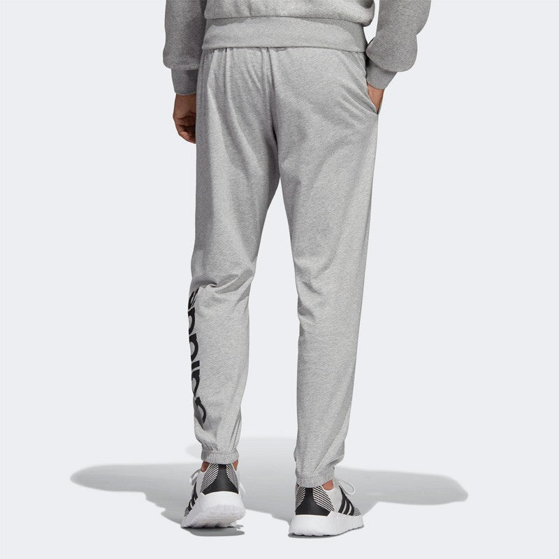 adidas E Lin Pnt Sj Knit Sports Stylish Long Pants Gray DU0399