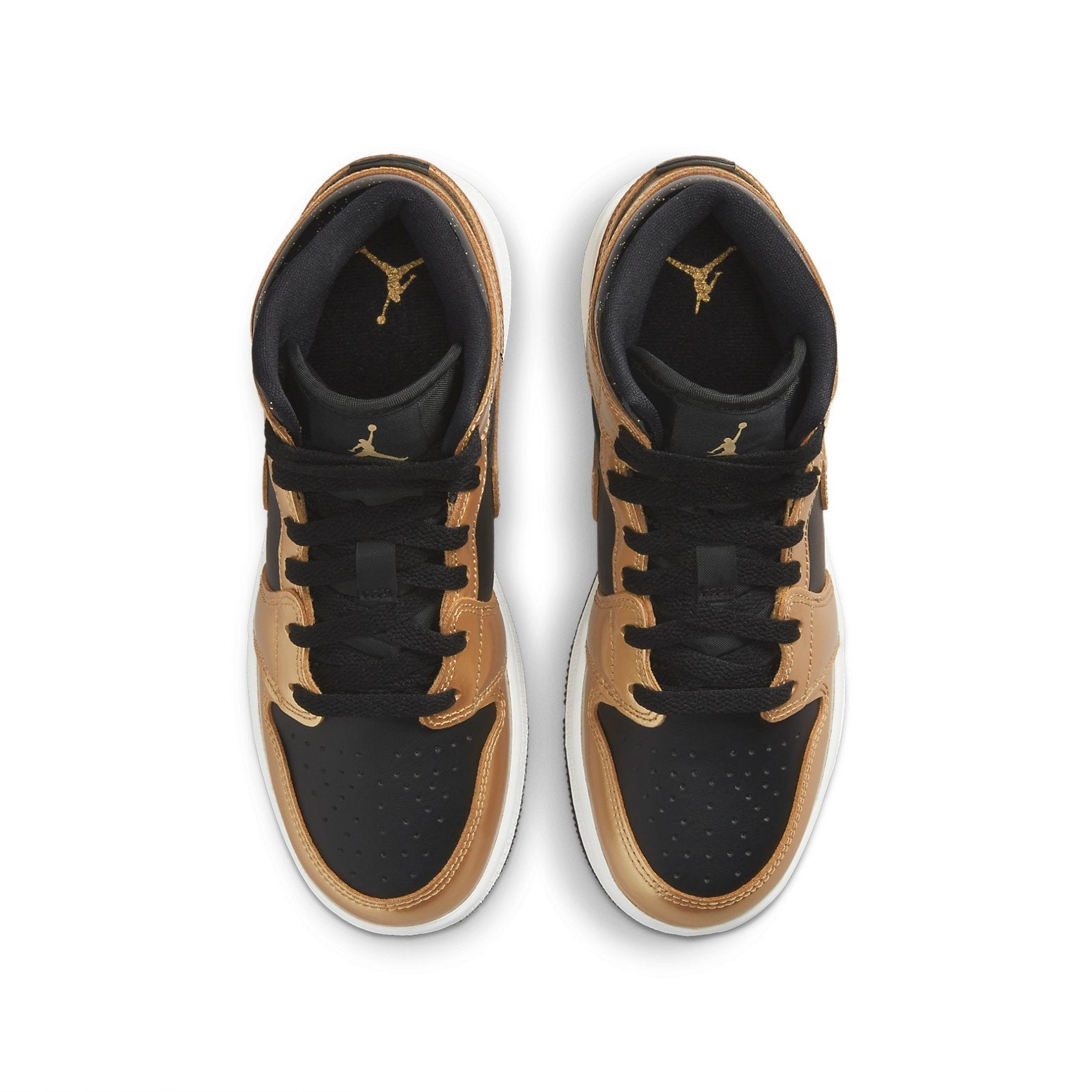 (GS) Air Jordan 1 Mid SE 'Metallic Gold Black' DR6967-071