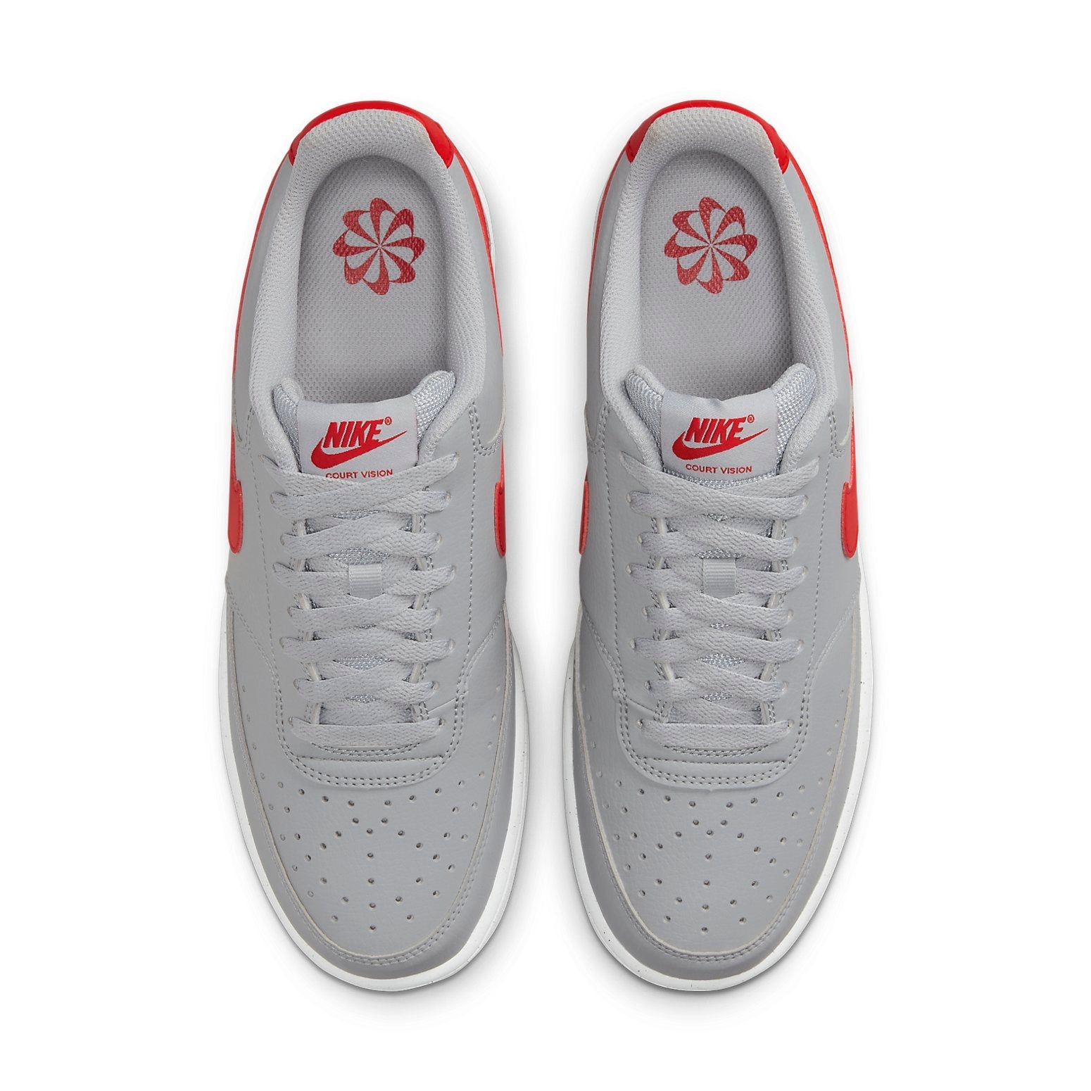 Nike Court Vision Low Next Nature 'Wolf Grey University Red' DH2987-004