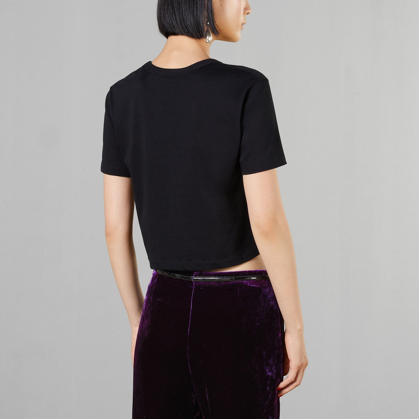 (WMNS) Gucci Cotton jersey T-shirt 'Black White' 764971-XJF1K-1043