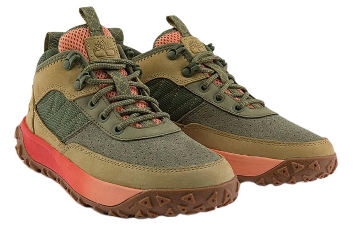 (WMNS) Timberland Greenstride Motion 6 Low Waterproof Hiking Boots 'Beige Nubuck' A2AVJEN7