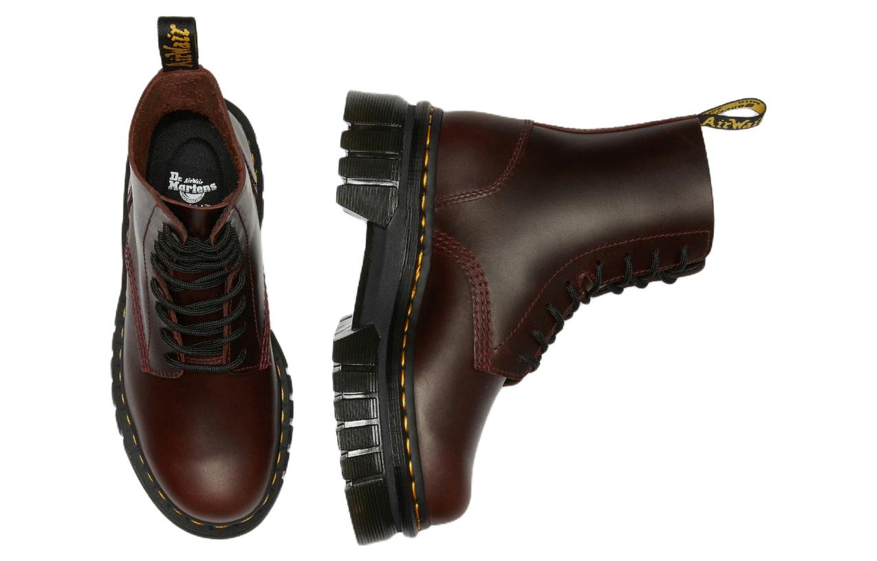 Dr. Martens Audrick Brando Leather Platform Lace Up Boots 'Brown' 27818211