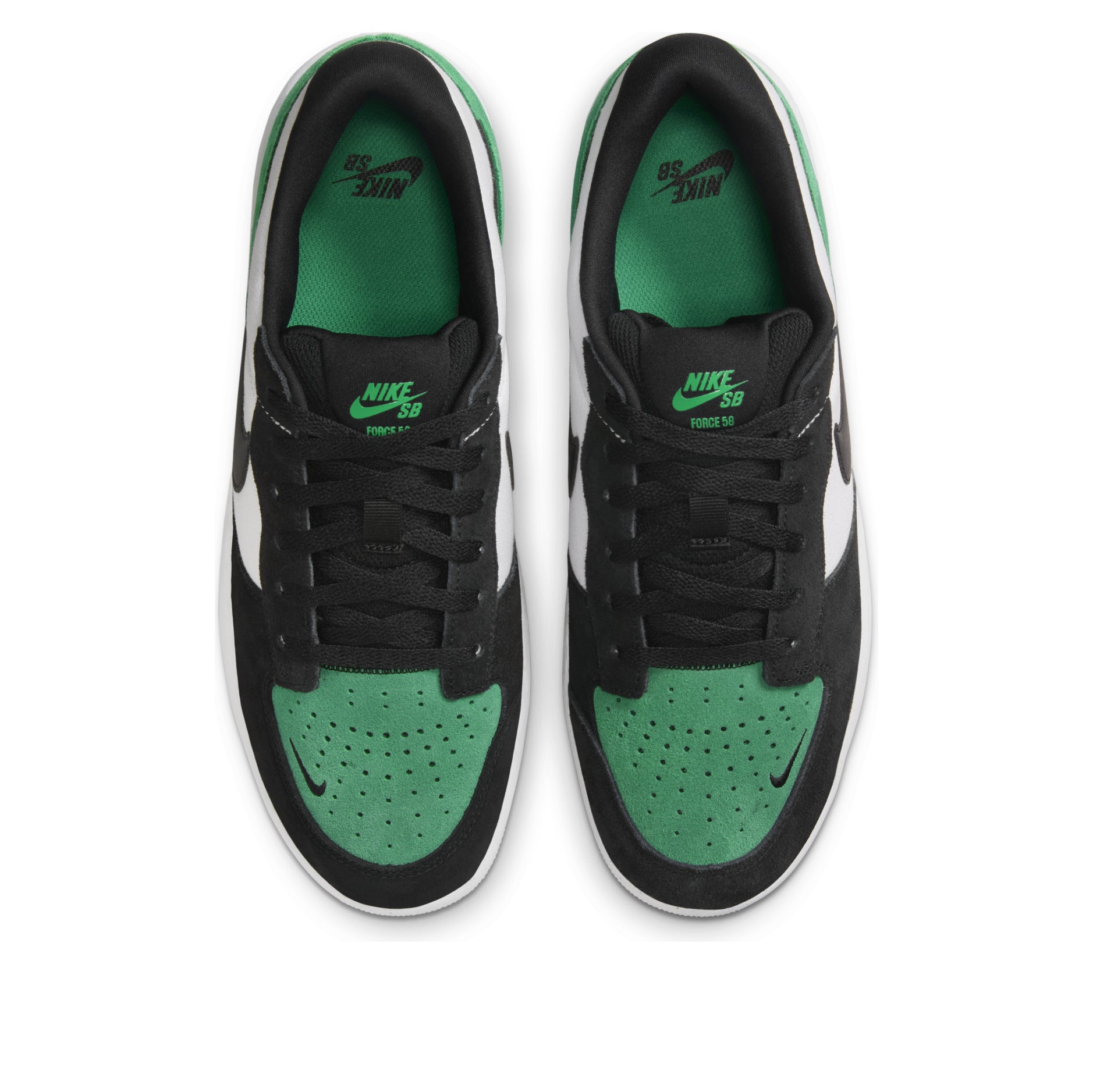 Nike SB Force 58 'White Black Stadium Green' DV5477-101
