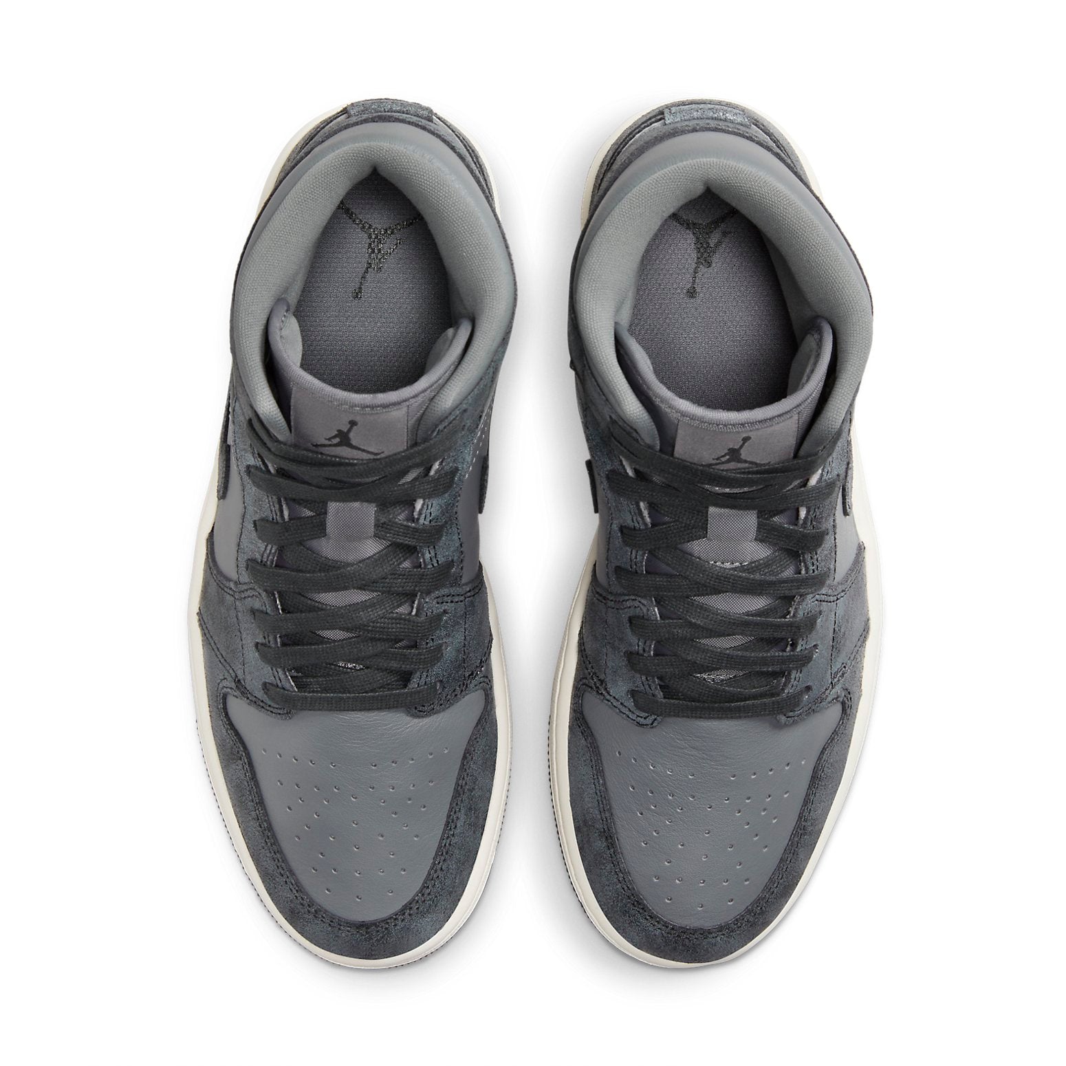 (WMNS) Air Jordan 1 Mid 'Distressed Smoke Grey' FJ3448-001