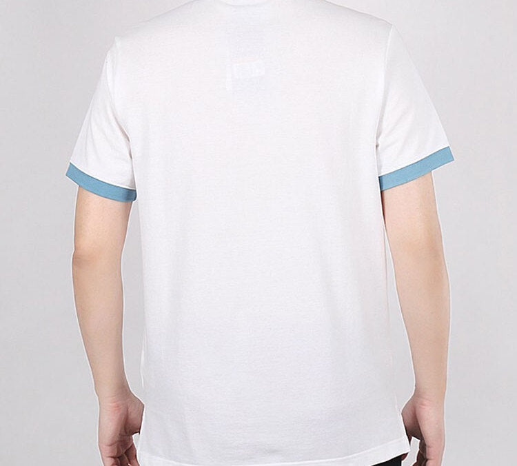 Nike Colorblock lapel Short Sleeve Polo Shirt White CW5248-100