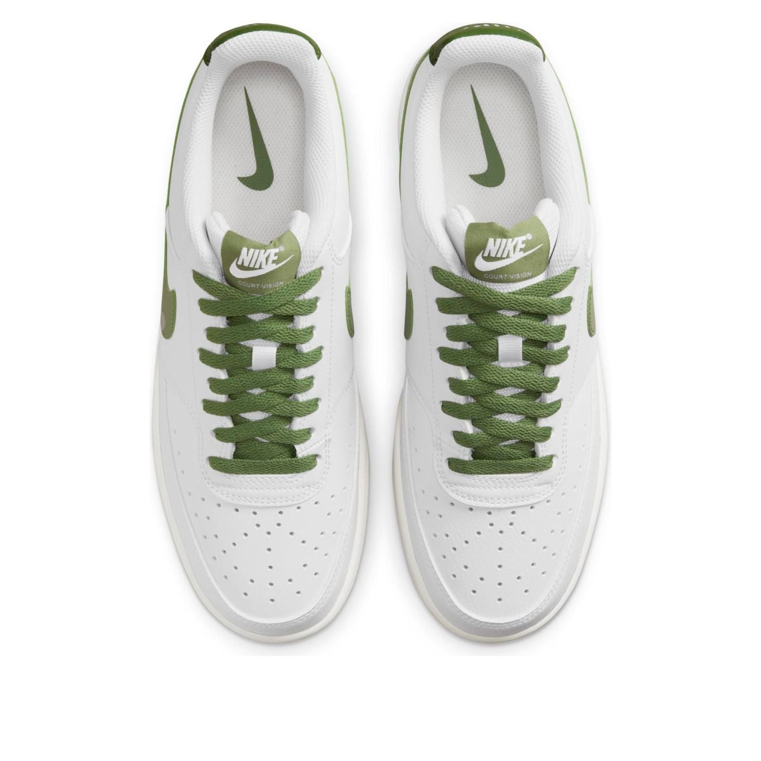 Nike Court Vision Low 'White Oli Green' FJ5480-100