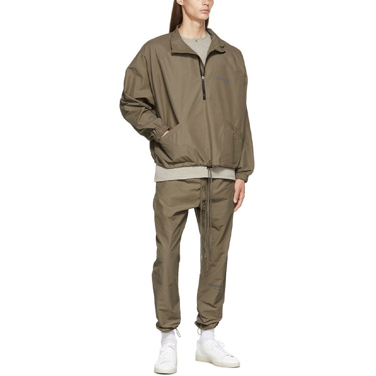 Fear of God Essentials FW21 Thermal Henley Grey FOG-FW21-126