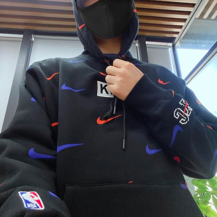 KITH x Nike New York Knicks AOP Hoodie 'Black' NKCZ1749-010