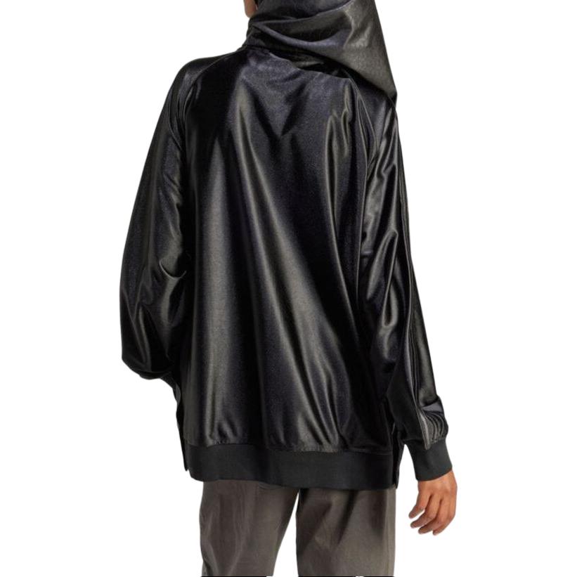 (WMNS) adidas Premium Originals Oversized SST Track Jacket Asia Sizing 'Black' IT9724