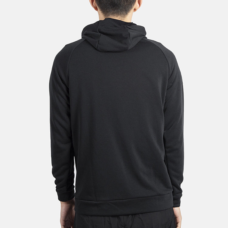 Nike Sports Training Casual Knit hooded Zipper Jacket Black CN9776-010
