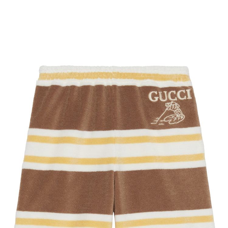 (GS) Gucci x Peter Rabbit Terry Cloth Shorts 'Yellow Brown' 770710-XJF77-7471