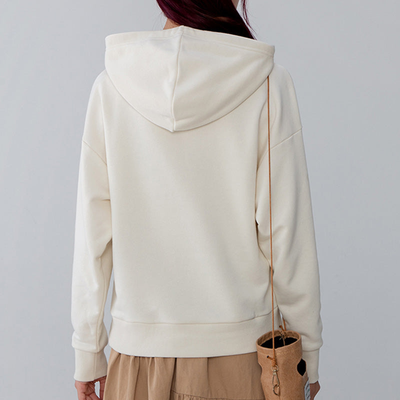 (WMNS) PUMA Logo Floral Graphic Hoodie 'Beige' 533214-73