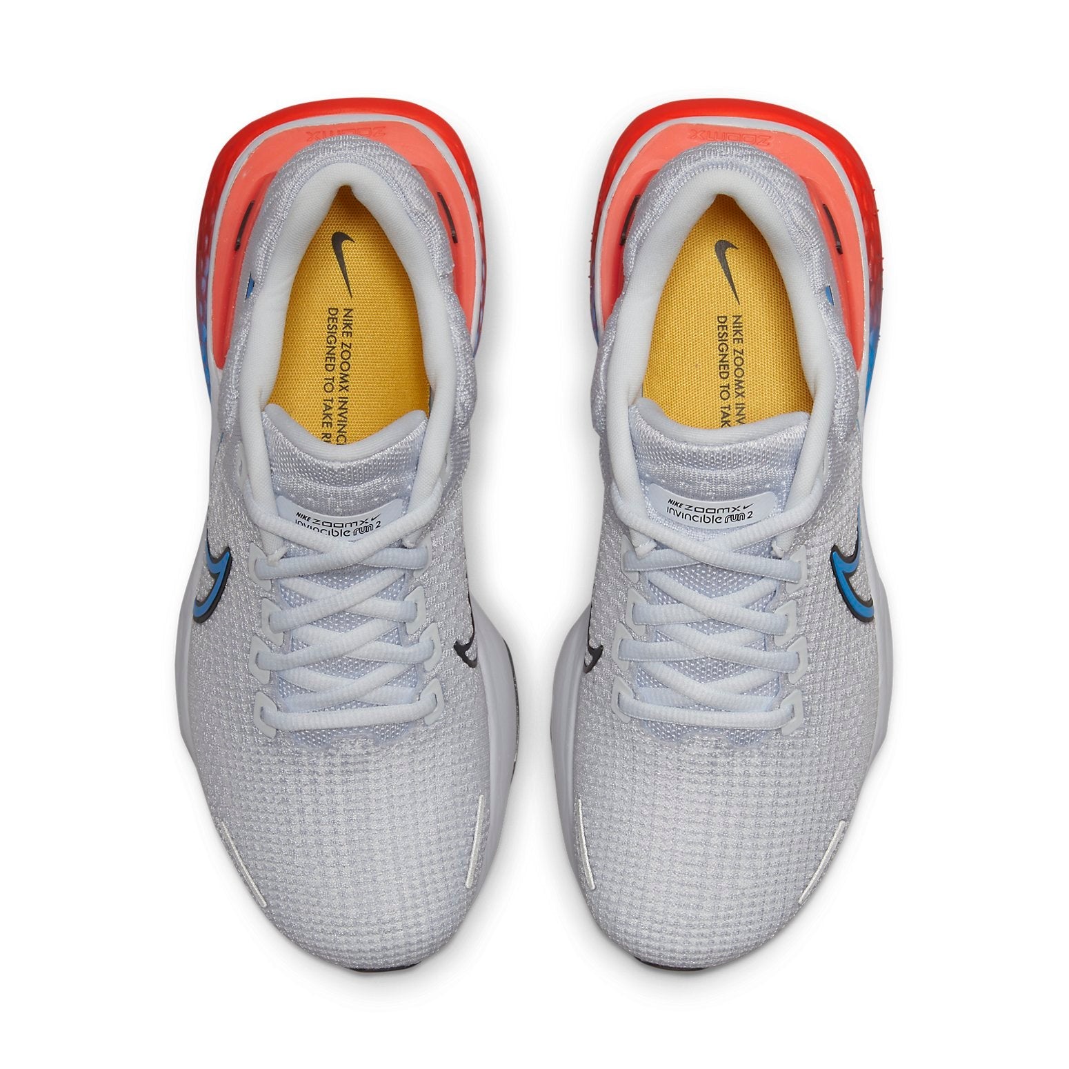 (WMNS) Nike ZoomX Invincible Run Flyknit 2 'Grey Crimson Blue' DV2177-001