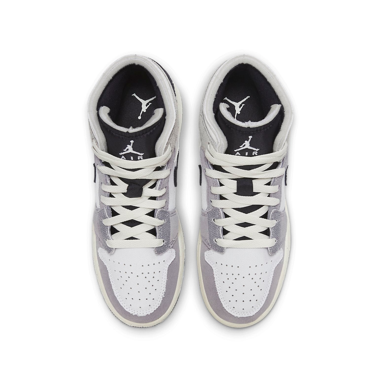 (GS) Air Jordan 1 Mid SE Craft 'Inside Out - Cement Grey' FD9091-002