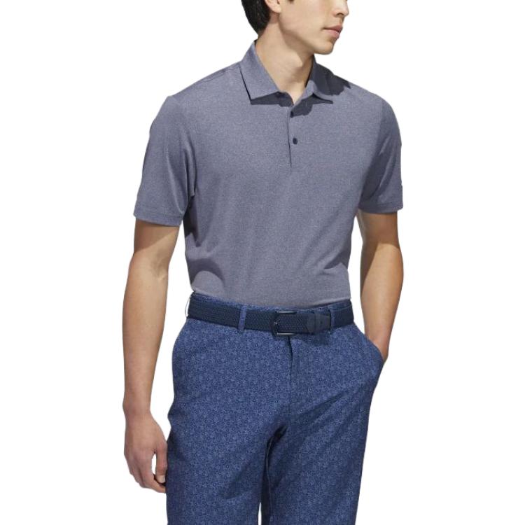 adidas Ultimate365 Heather Polo Shirt 'Collegiate Navy' HR9077