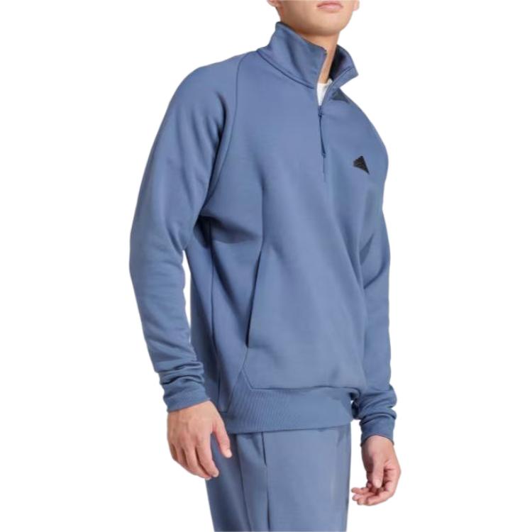 adidas Z.N.E. Half-Zip Sweatshirt Asia Sizing 'Blue' IR5225