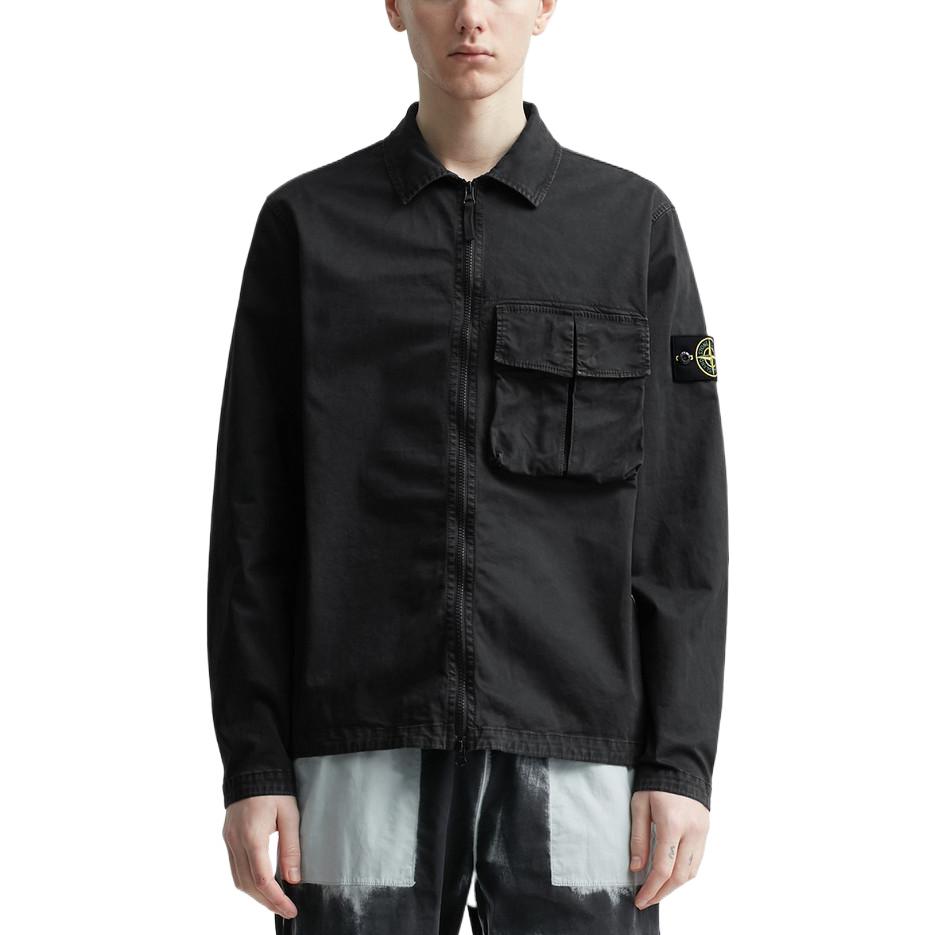 STONE ISLAND Overshirt 'Black' 781510304-V0129