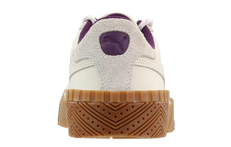 (WMNS) PUMA Cali Board Shoes White/Brown/Purple 372128-01