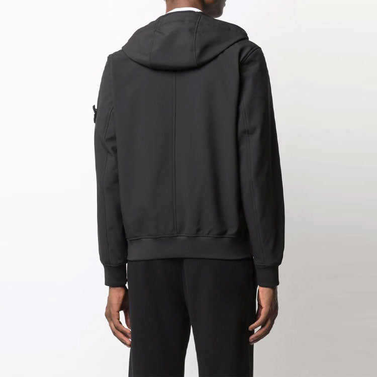 STONE ISLAND Badge Logo Shell Jacket 'Black' 7515Q0122-V0029