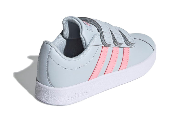 (PS) adidas VL Court 2.0 'Blue Pink' FY9272