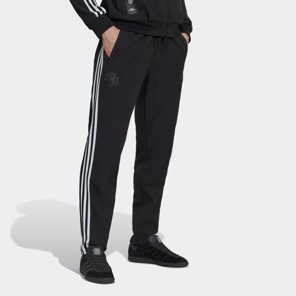 Men's adidas Peter Saville Elastic Twill Sports Pants/Trousers/Joggers Japanese Version Black HM3845
