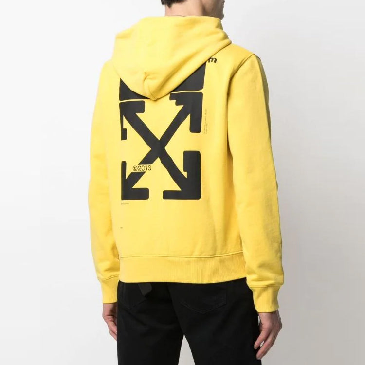 Men's Off-White SS21 Casual Logo Printing Zipper Ordinary Version Black OMBE001S21FLE0031910