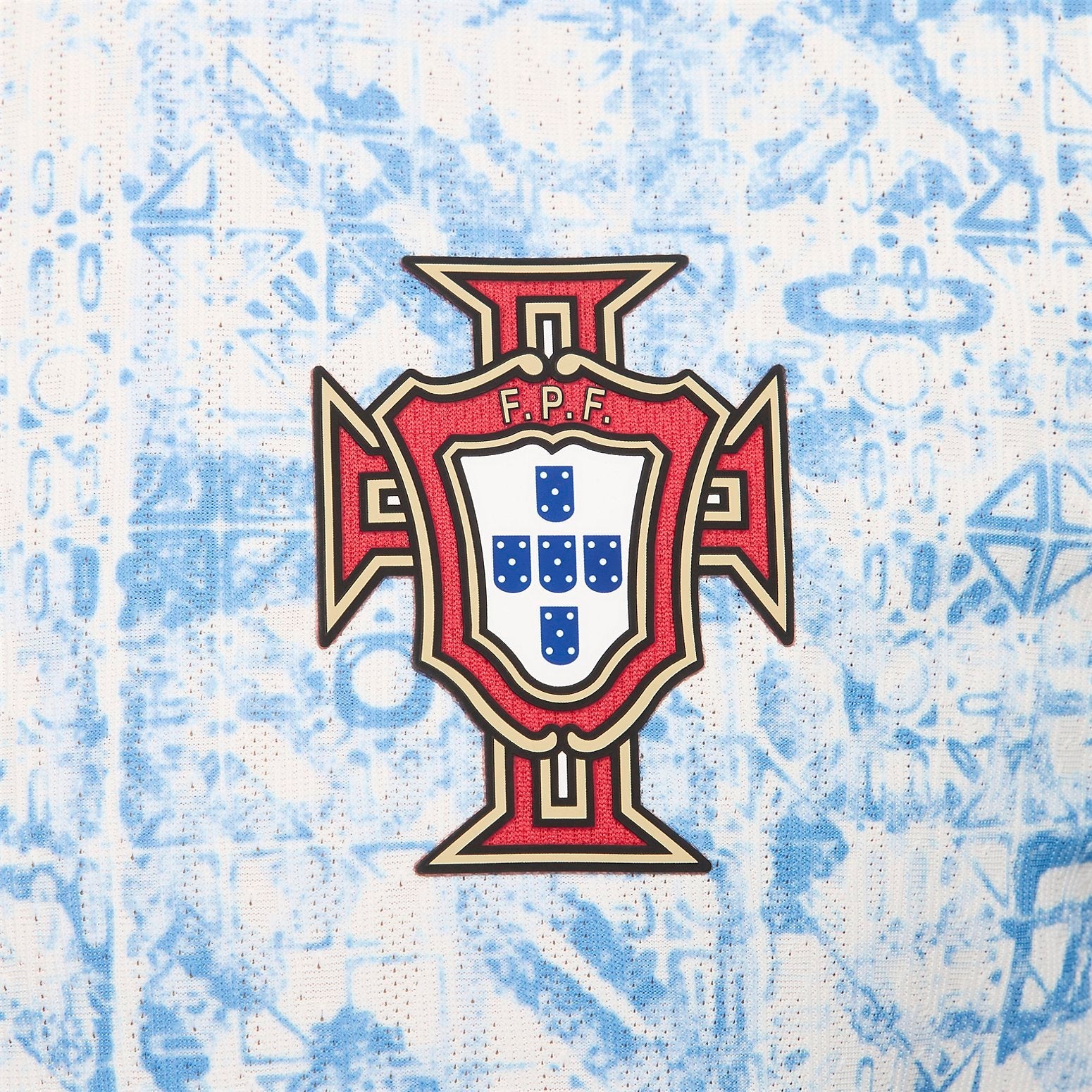 Nike Portugal 24/25 Match Away Authentic Soccer Jersey 'White Blue' FJ4261-133