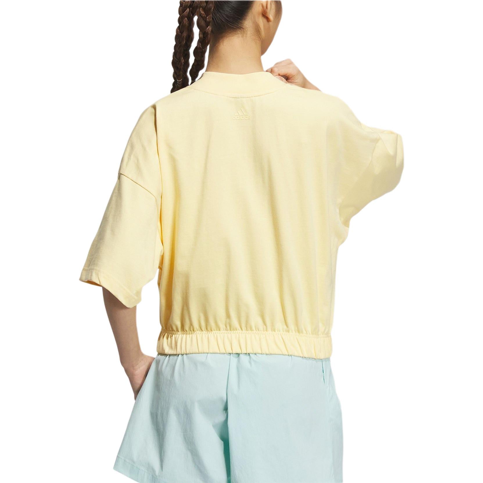 (WMNS) adidas Graphic T-Shirt Asia Sizing 'Yellow' JN6670