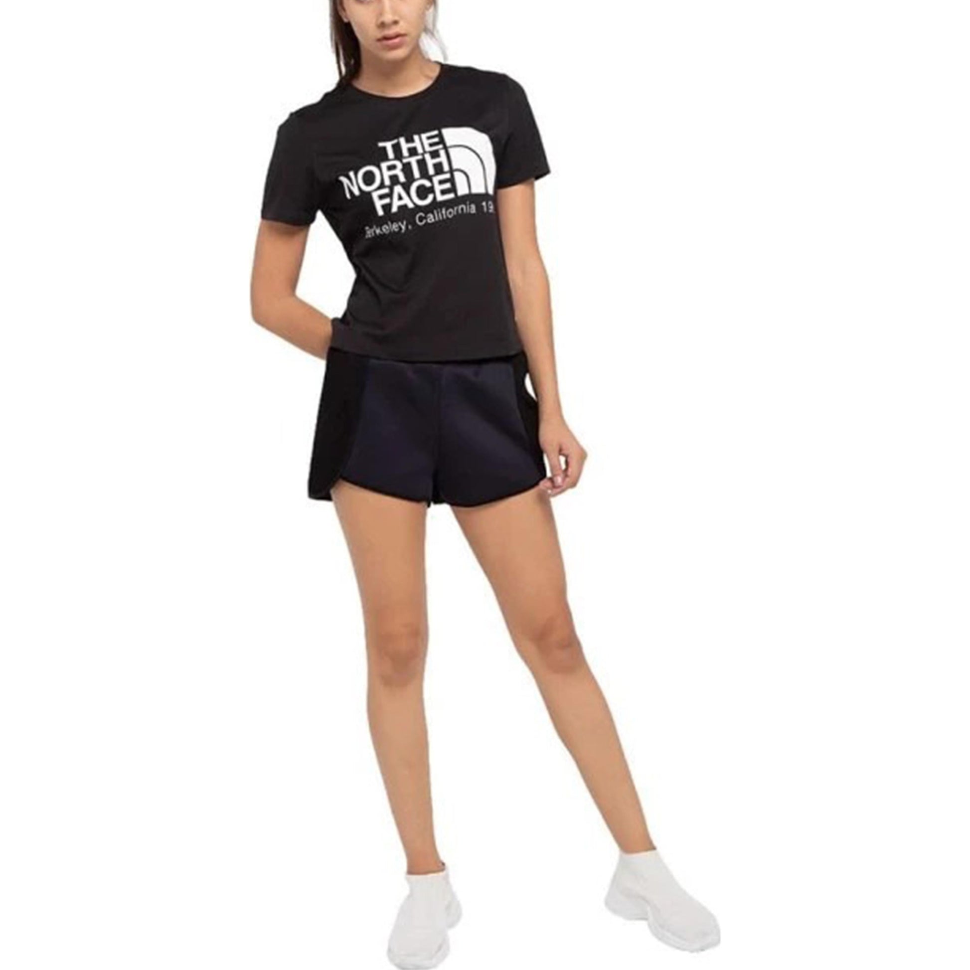 THE NORTH FACE Heritage Series Outdoor hygroscopic Sweat-Wicking Short Sleeve Version Black NF0A46GFJK3