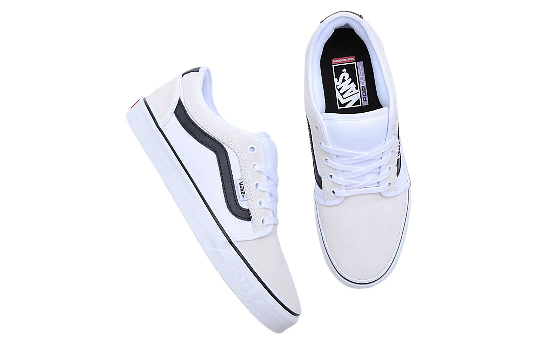(WMNS) Vans Chukka Low Sidestripe 'White Black' VN0A5KQZWBK