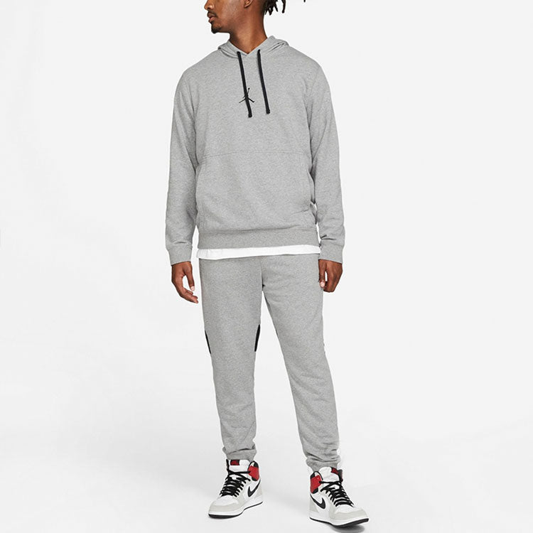 Men's Air Jordan Dri-Fit Logo Contrasting Colors Knit Sports Pants/Trousers/Joggers Gray DA9859-091