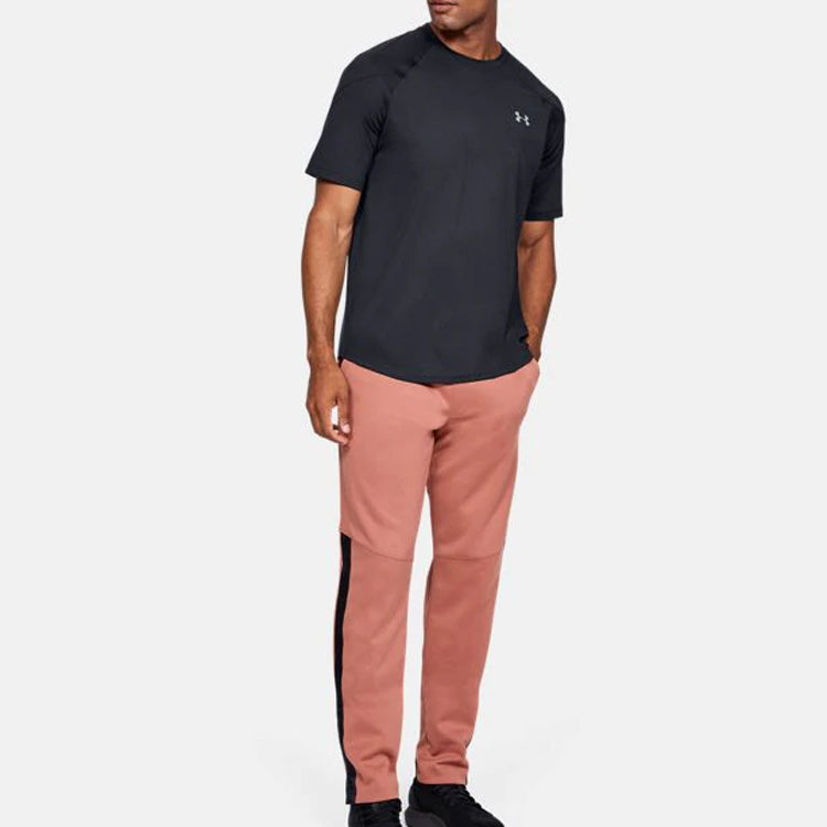 Men's Under Armour Recover Pattern Training Short Sleeve Black 1351569-001