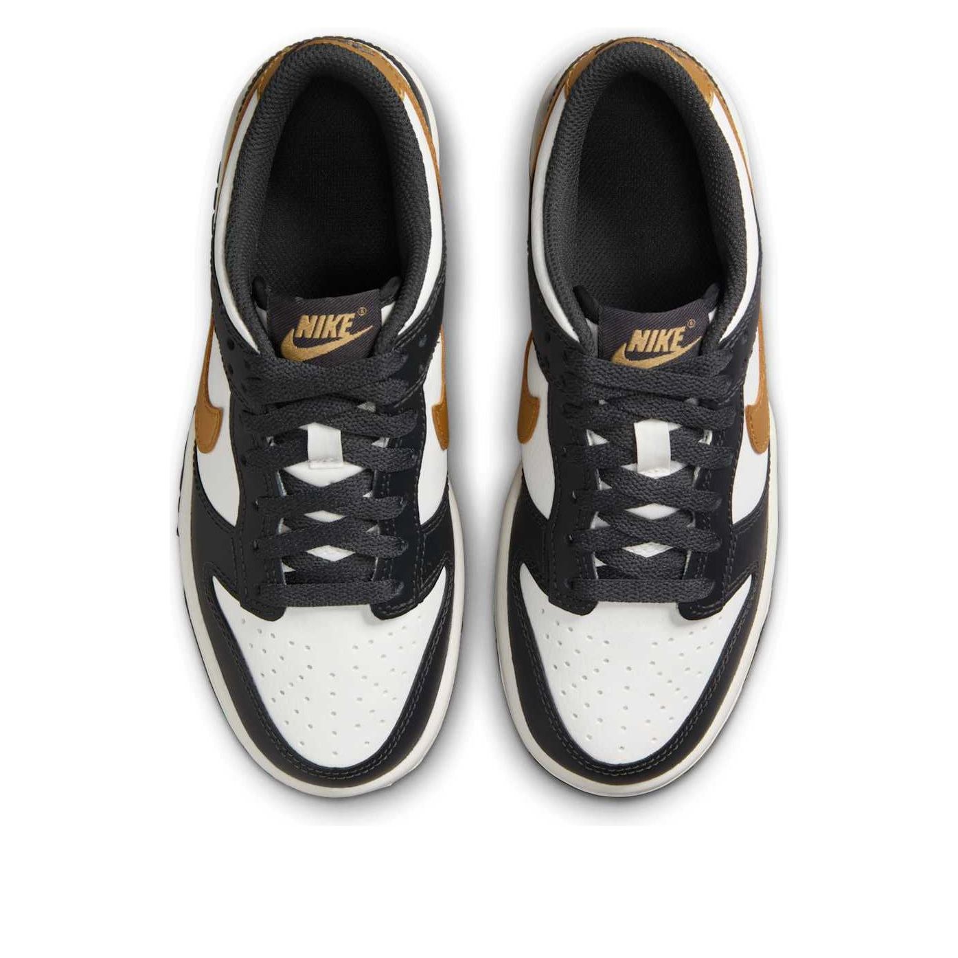 (GS) Nike Dunk Low 'Summit White Metallic Gold' HV2533-100