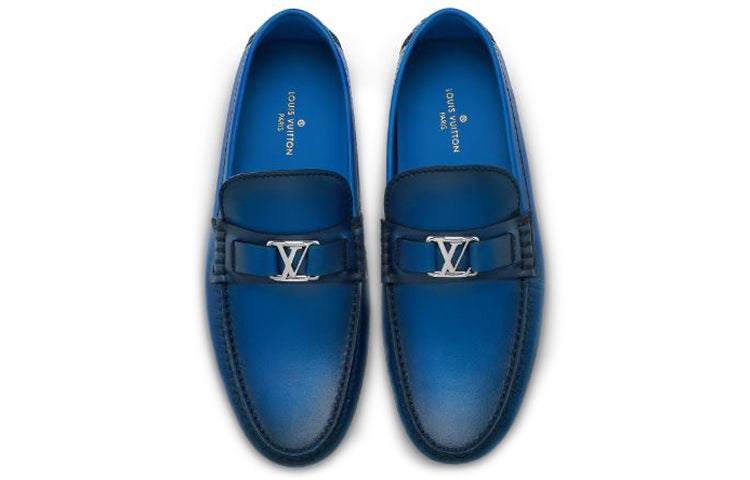 LOUIS VUITTON Hockenheim Moccasin Shoes 'Blue' 1A5UUA