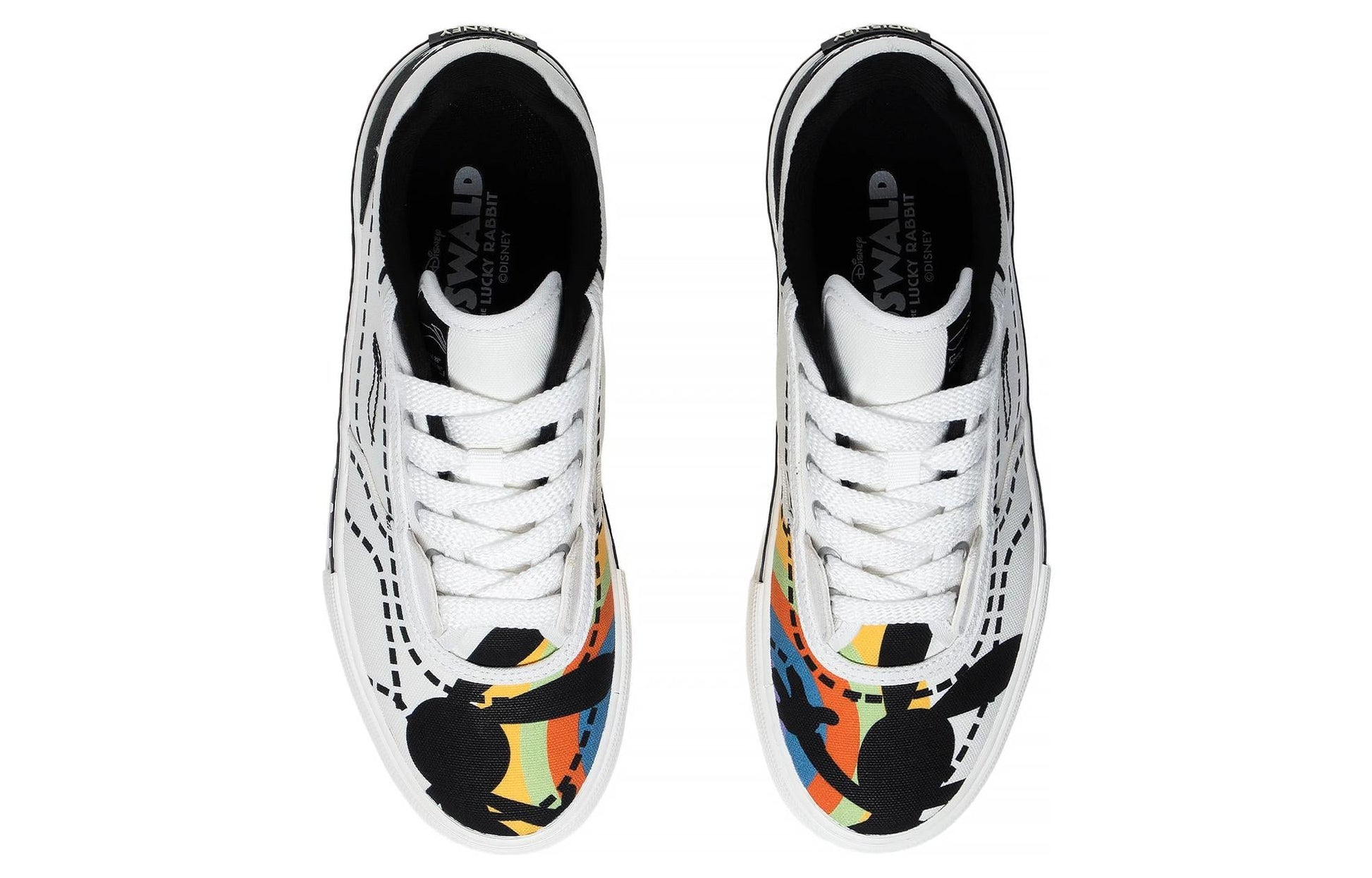 (WMNS) Li-Ning Oswald the Lucky Rabbit Skate Shoes 'White Black' AECT012-2