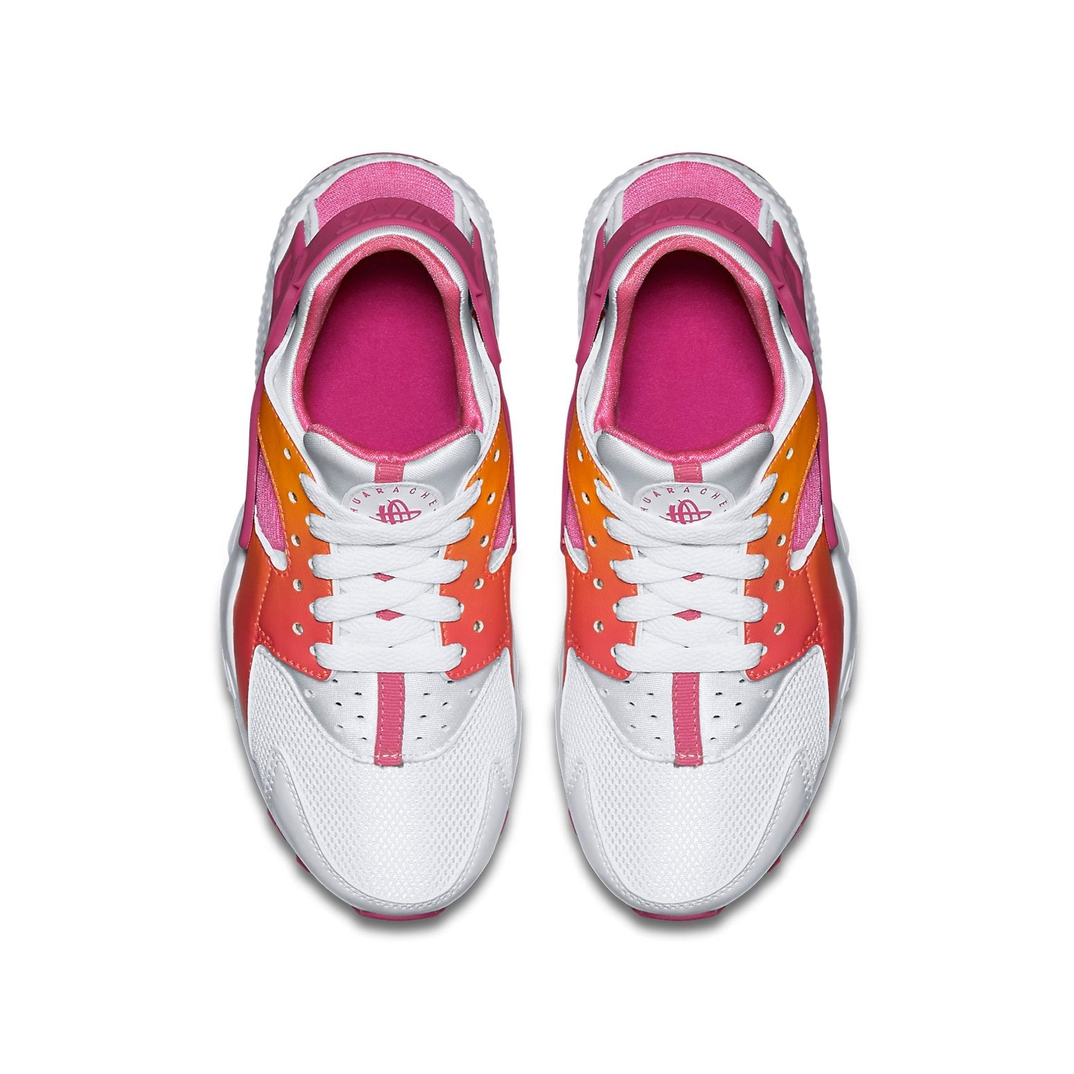 (GS) Nike Huarache White/Red 654280-103