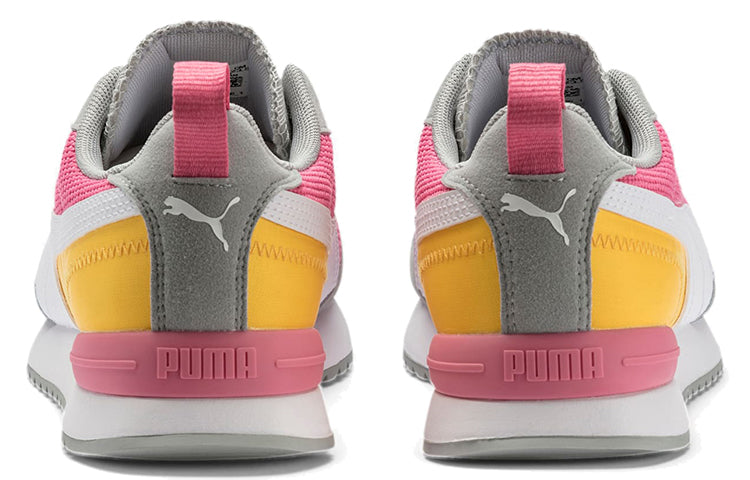 PUMA R78 Trainers Grey/Pink 373117-07