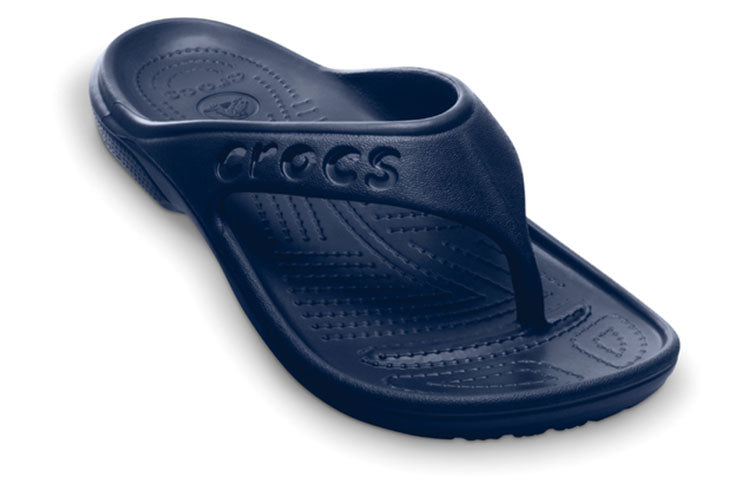 Crocs Baya Light Cozy Flat Flip-Flops Deep Blue 11999-410
