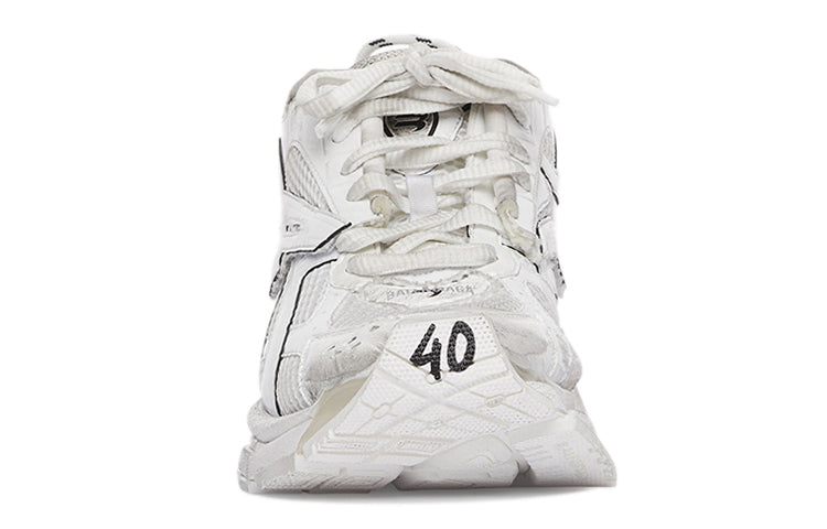 (WMNS) Balenciaga Runner Sneakers 'Whtie Mesh and Nylon' 656063W3RA19000