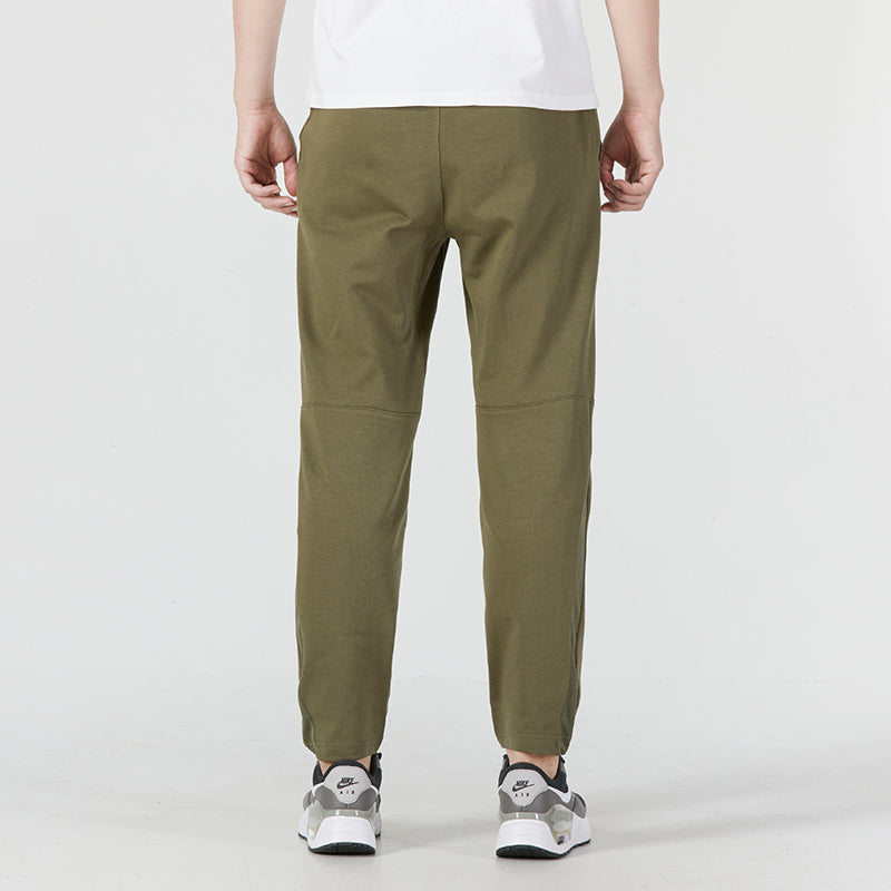 Men's Nike Solid Color Logo Training Fleece Bundle Feet Sports Pants/Trousers/Joggers Military Green DM6592-222