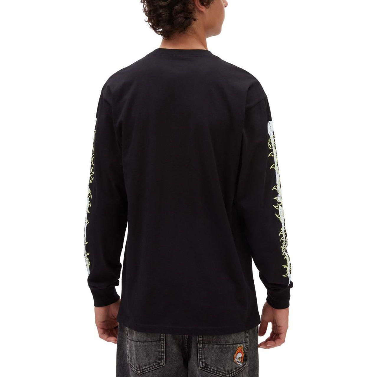 Vans Halloween Long Sleeve T-Shirt 'Black' VN000F7RBLK