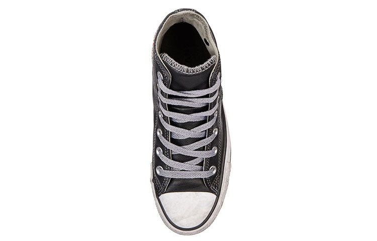Converse Chuck Taylor All Star Leather Vintage Star Studs High Top 'Black White' 165760C