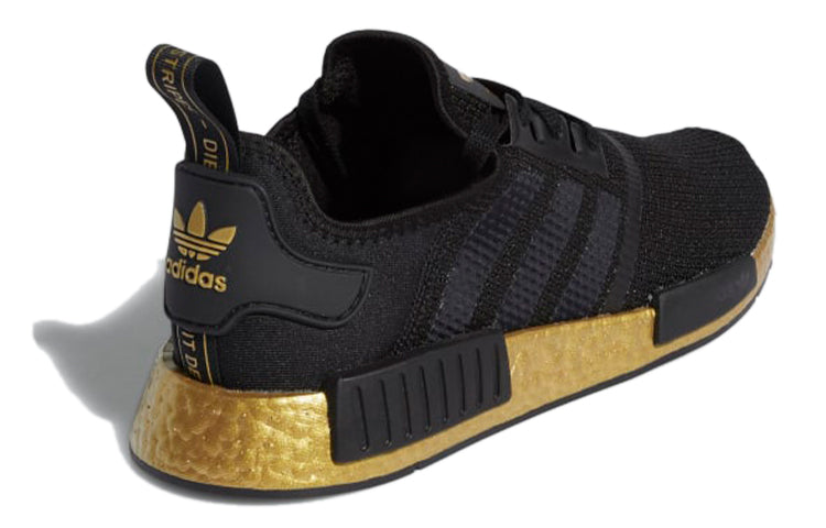 adidas NMD_R1 STLT Primeknit 'Black Gold Metallic' FW7572