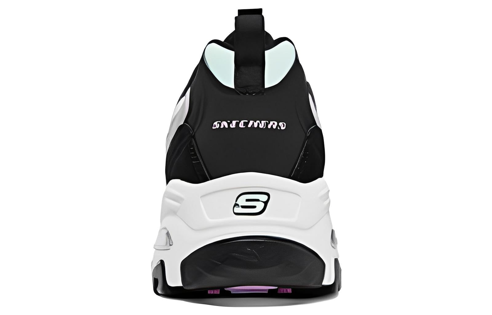 (WMNS) Skechers D'LITES 1.0 'Black' 896209-BKPR