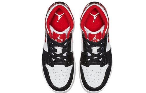 (GS) Air Jordan 1 Retro Mid 'Bad Santa' 554725-607