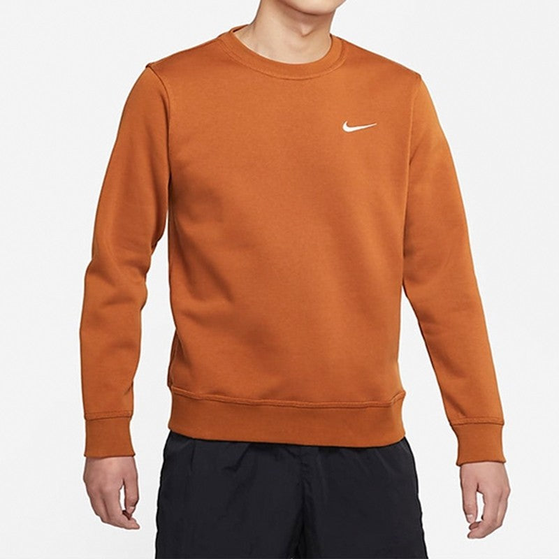 Men's Nike Fleece Lined Embroidered Small Logo Classic Sports Brown 916609-290