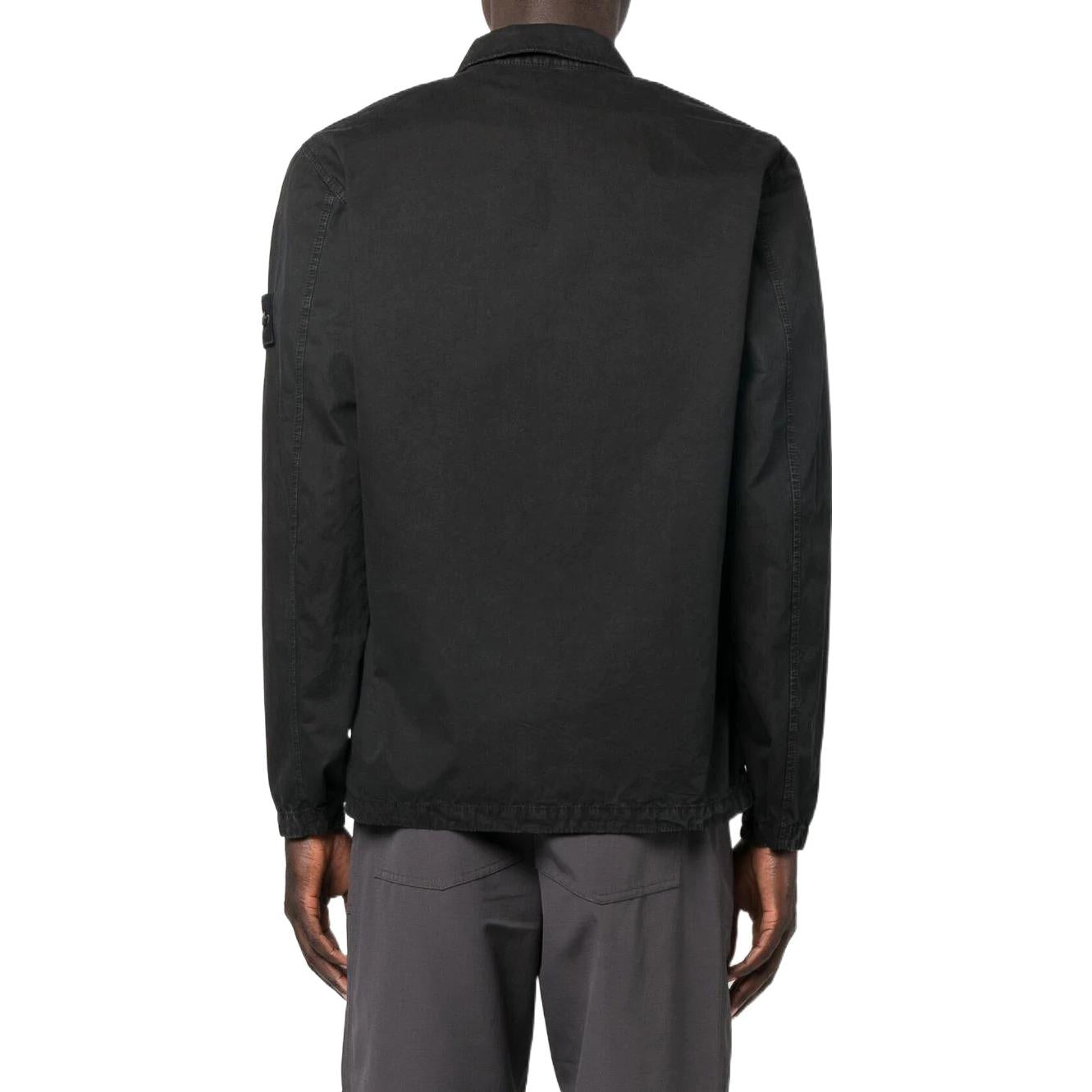 STONE ISLAND Overshirt 'Black' 7715101WN-V0129