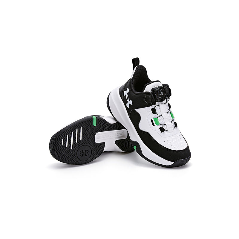 (GS) Under Armour Sportswear Sneakers 'Black White' 2342202-100